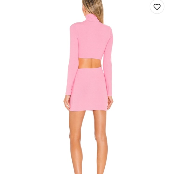 Pink Longsleeve Mini Dress (Mia Mini Dress) REVOLVE NWT - Picture 4 of 4
